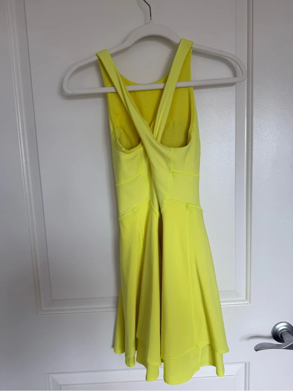 lululemon athletica Court Crush Neon Yellow Athletic Dress